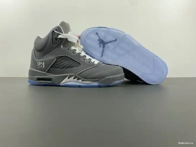 One Kick Grey 5 Wolf 136027-005 Jordan Retro Air 0701